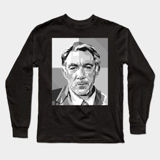 Anthony Quinn Grayscale illustration 2 Long Sleeve T-Shirt